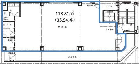 堺筋本町　貸店舗事務